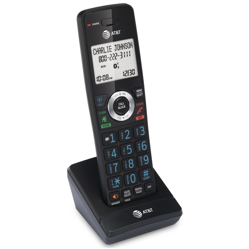 AT&T DLP70090 Expansion Cordless Handset ONLY Black DECT 6.0 Bluetooth Office